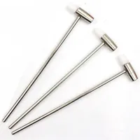 Promotion de 10 PCS Plastic en m￩tal r￩vis￩ Petite t￪te de t￪te pour un ajustement de bande Hammer Bijoux R￩paration outil Small Hammer291E