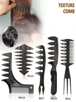 5 pcsset men ard beard combid wide tooth hair brush fork comb brush salon haidresser haidressers styling tool accessory afro hairstyl