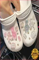 Rhinestone Bears Discles Designer DIY Animal Shoes Accessories for Croc jibs تسد Kid Women Girls Gifts2505084