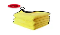 3 Pack Microfiber Car wash towel Polishing care waxing cleaning cloth Car beauty towel super absorbent and durable 3060CM 201021