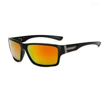 Sunglasses Sports Professional偏光のある男性の高品質のバッグドライビングナイトオクロスMasculino1821