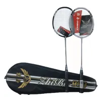 Badminton Schläger Kohlefaserschläger 2pcs Ultra leichte Offensive Raqueta Padel Professional Fledermausschnur Grip Cover Set 221119