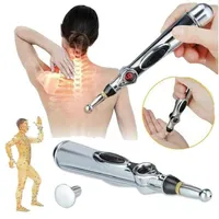 Электронная акупунктура ручка Электрическая меридианская лазерная терапия Meal Massage Pens Meridian Energy Pen Relief Tools244W
