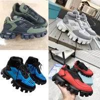 Designer Mens Woman Casual Shoes Platform Shoes Cloudbust Thunder Sneakers Runner Trainer Outdoor Shoe Knit Fabric Low Top High Top Light Prads