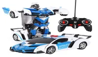 24 GHz Fernbedienung Auto Deform Car Roboter Spielzeug 360 Grad rotierende Taste Transformation RC Autospielzeug für Kinder Geburtstagsgeschenk 40 2014650314