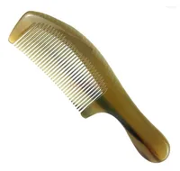 Authentic Natural White Yak Horn Comb Thickening Hair Care Without Static Massage Combs Mother39s Day Gift For Female Hairbrush
