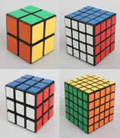 Magic Cube 2x2 3x3 4x4 5x5 Hızlı Bulmaca Oyunu Ultrasmooth Çocuk Oyuncak Hediye Doku Kutusu Black9551199