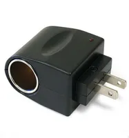 110V 240V AC Plug To 12V DC Car Cigarette Lighter Converter Socket Adapter1631134