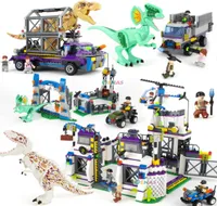 Jurassic Dinosaur Park Building Block Toys Asamblea de dinosaurio Pequeño bloques de construcción de partículas Toys9570156