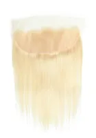 Cabelo de cabelo beaudiva Cabelo humano brasileiro 613 Fechamento frontal loiro de renda