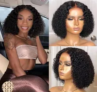 Afro Kinky Curly Synthetic Wig Simulation Human Hair Perruques de Cheveux Humains Short Bobo Pelucas Wigs XL010583SJF884165
