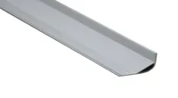 10 X 1M setslot Al6063 T6 Right angle aluminum channel light and aluminium corner profile for kitchen or wardrobe lamps