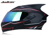 Jiekai 902 Motorcycle Casco Flip Doubleed Cover Helmet Racing Full Full Moto Casco Size2xl Dot aprobado7200600
