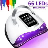 SUN X11 Max UV Drying lamp Nail Lamp for Nails Gel Polish With Motion sensing Professional Lampe Manicure Salon 220108236d