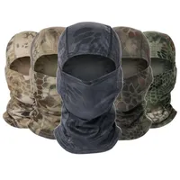 Bandanas Outdoor Camouflage Balaclava Milit￤r Full Face Scarf Cap Army Tactical Mask Cycling Hunting Bandana vandringsutrustning291w