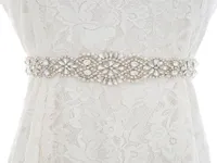 2022 Cinturones de bodas nupciales de lujo Fajas de boda de cristal Bling Rhinestones Beaded Jewelry Fajas hechas a mano IMAGEN REAL9317096