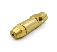 YS SS304 siphon type air atomizing metal nozzle is used for combustion spray system humidification and cooling aperture 0340mm4251201