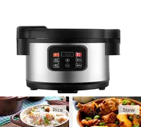 BEIJAMEI 16L 19L Large Capacity Commercial Rice Cooker Electric Steamer Cooking Pot Canteen el Food Warmer Container
