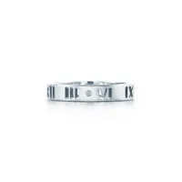 Yan taşlarla orijinal logo klasik roman yüzüğü düz stil çift ring tatil hediyesi kadınlar için tüm sterling209g