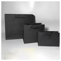 Orange Original Gift Paper bag handbags Tote bag high quality Fashion Shopping Bag Wholesale cheaper Y01M
