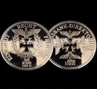 Deutsche Reichsbank 1888 German Coin with Gold Plated coin 50pcs lot 242h4496496