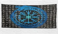 Tapestries PLstar Cosmos Tapestry Viking Tattoo 3D Printing Tapestrying Rectangular Home Decor Wall Hanging Decoration Style054081399