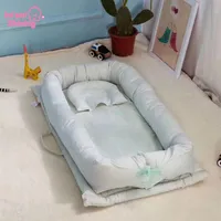Baby Bionic Bed Crib Portable Washable Travel Isolated Bed Co-Sleeping Cribs Moses Basket for 0-12M Children282D