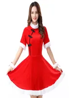 Sexy Red Erotic Christmas costume Christmas roleplaying costume Christmas party costume2691284