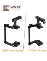 Camvate Camera Cage Kit med Top Cheese -handtagsskofästet för Canon 600D 70D 80D LEFTHANDRIGHTHAND MONTERAD PUNKT KODE C2181
