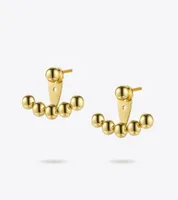 Enfashion Punk Stud Earring Gold Color Stainless Steel Ball Earrings for Women Whole Trendy Jewelry oorbellen E5199 2106185544747