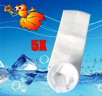 5 -stcs aquarium vilt filtersok met plastic ring vissen tank marien mesh sump filtratie zakken nieuw materiaal 150 200 micron y200917