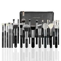 Yavay 25pcs Pennelli Makeup Brushes Set Professional Belling Premium Artiste Yavay En cuir Maquillage Tools Cosmetic Brush Tools Kit222D