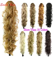 Whole26quot 210g Claw Hair Tail Ponytail Hair Extension Wavy Curly Style Tress Curly Synthetic Hairpieces Chignon Tail Piec9274425