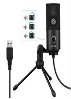 Fifine K669 Microphone câblé USB avec fonction d'enregistrement pour Windows Linux Mac OS PC PC AUDIO Studio Studio Vocal