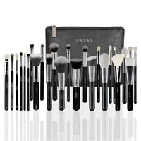 Yavay 25pcs Pennelli Makeup Brushes Set Professional Belling Premium Artiste Yavay En cuir Maquillage Tools Cosmetic Brush Tools 236Z