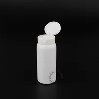 50 x entero 100 g Una botella de pl￡stico de pl￡stico vac￭o PE White Cleansing Medicinal Powder Jar con PP Tapa Cosm￩tica de cosm￩tica277W