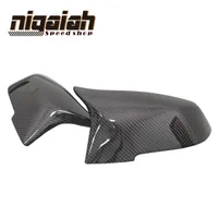 For 2014-2016 BMW 5 6 7 Series F10 F06 F12 F13 F01 F02 M3 M4 Look Carbon Fiber Rear View Mirror Cover & Gloss black 11 replaced271z