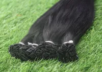 Remy Pra￧o duplo de ponta plana Extens￣o de cabelo 100s C￡psulas de ceratina Cabelo pr￩ -colado 100g Extens￵es de cabelo vira -vira -vira -vira.