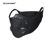 Mascaras de ciclismo Xintown Masks activadas Antipoculution de carbono Bicycle Bicycle Sport Road Cycling Masks Face Cover8489889