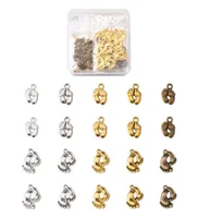 Charms 150pcs pegadas de impressão de pé tibetano pendentes de pingentes de bronze antigo prateado de ouro para colar jóias diy jóias de jóias 8310614