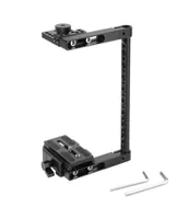 CAMVATE Simple Half Cage Rig With Manfrotto Quick Release Baseplate 14quot20 Mounting Stud For DSLR Cameras Item Code C2277