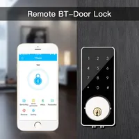 Smart Keyless Entry Deadbolt Digital Electronic Bluetooth Porte avec clavier Auto Home Tactile écran Y200407222S