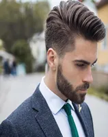Erkekler Toupee Dayanıklı Saç Parçası Mono Man Saç Sistemi Yedek Avrupa 8a Remy İnsan Saçlı Peruk Erkekler İçin 10 Quotx8quot8333590