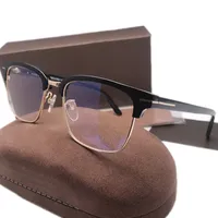 fashion men eyebrow sunglasses frame 58-20-140 imported plank metal bigrim for prescription eyewear goggles fullset case