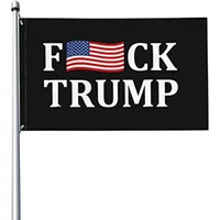 FCK Trump Us Flag Funny 3x5 ft Su Geçirmez Açık Solmaya Dayanıklı Dayanıklı Afiş Bayrakları