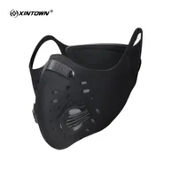 Mascaras de ciclismo Xintown Masks activadas Antipoculution de carbono Bicycle Bicycle Sport Road Cycling Masks Face Cover8860972