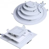 LED Ceiling Recessed Downlight Round Panel Light Ultra Thin Design 4W 6W 9W 12W 18W Indoor lighting AC100-240V CE UL 3 years warranty2041