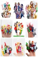 NoRepeat 10 pcs mix Finger Puppets Baby Mini Animals Educational Hand Cartoon Doll Theater Plush Toys For Children Gifts6194867