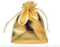 100pcslot Gold Color Jewelry Packaging Display Bolsas para mulheres DIY Fashion Gift Craft W389294300