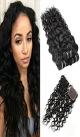 Meetu Brazilian Water Wave Human Hair Bundles wefts with with with wet and Wavy Virgin Extensions remy weave all all856174